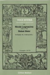 Logroscino, N. : Stabat mater per Soprano, Contralto, 2 Violini e Basso continuo. A cura di Jolando Scarpa