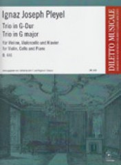 Pleyel, I.J. : Trio per Violino, Violoncello e Pianoforte. Partitura e parti