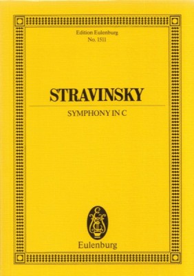 Stravinsky, Igor : Sinfonia in do. Partitura tascabile