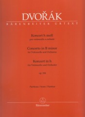 Dvorák, Antonín : Concerto in si minore op. 104 per Violoncello e Orchestra. Partitura. Urtext