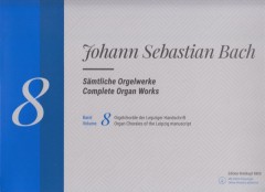 Bach, Johann Sebastian : Composizioni per Organo, vol. VIII. Urtext