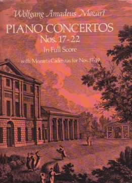 Mozart, Wolfgang Amadeus : Concerti per Pianoforte e Orchestra nn. 17-22. Partitura