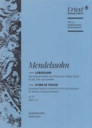 Mendelssohn Bartholdy, Felix : Sinfonia n. 2, op. 52 Lobgesang. Partitura tascabile. Urtext