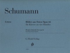 Schumann, Robert : Bilder aus Osten op. 66, per Pianoforte 4 mani. Urtext