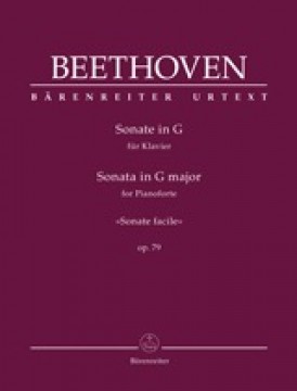 Beethoven, Ludwig van : Sonate op. 79 Sonata facile, per Pianoforte. Urtext