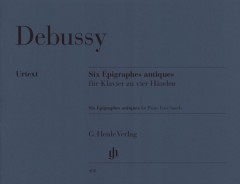 Debussy, Claude : 6 épigraphes antiques per Pianoforte a 4 mani. Urtext