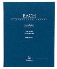 Bach, Johann Sebastian : Six Suites for Violoncello solo BWV 1007-1012. Urtext