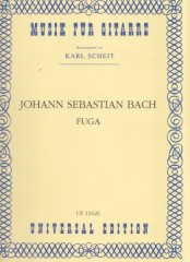 Bach, Johann Sebastian : Fuga in la minore dalla sonata I per Violino solo BWV 1001, trascrizione per Chitarra