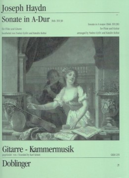 Haydn, Franz Joseph : Sonata in la Hob. XVI:30, per Flauto e Chitarra