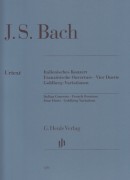 Bach, Johann Sebastian : Italian Concerto, French Overture, Four Duets, Goldberg Variations, per Clavicembalo. Urtext