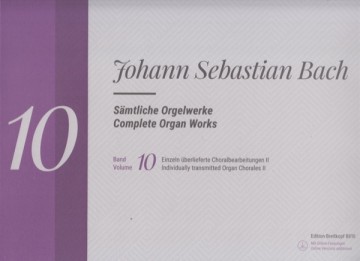 Bach, Johann Sebastian : Composizioni per Organo, vol. X. Urtext