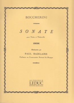 Boccherini, Luigi : Sonata per Violino e Violoncello