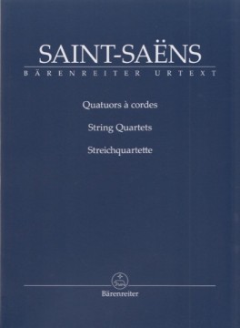 Saint-Saëns, Camille : String Quartets. Partitura tascabile. Urtext