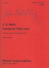 Bach, Johann Sebastian : Partita in la minore BWV 1013, per Flauto solo. Urtext