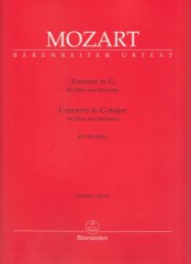 Mozart, Wolfgang Amadeus : Concerto in sol KV 313, per Flauto e Orchestra. Partitura. Urtext Mozart, Wolfgang Amadeus : Concerto in sol KV 313, per Flauto e Orchestra. Partitura. Urtext