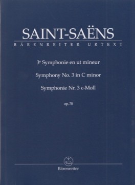 Saint-Saëns, Camille : Sinfonia n. 3 op. 78. Partitura tascabile. Urtext