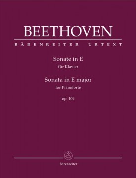 Beethoven, Ludwig van : Sonata in mi op. 109, per Pianoforte. Urtext