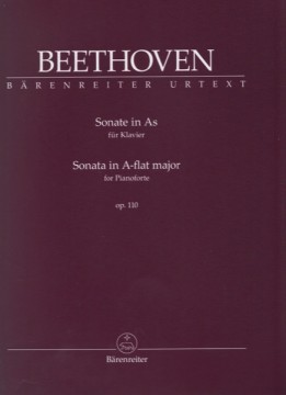 Beethoven, Ludwig van : Sonata in la bemolle op. 110, per Pianoforte. Urtext