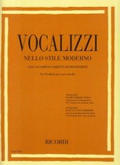 AA.VV. : Vocalizzi nello stile moderno con accompagnamento di Pianoforte