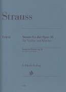 Strauss, Richard : Sonata op. 18, per Violino e Pianoforte. Urtext