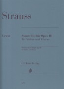 Strauss, Richard : Sonata op. 18, per Violino e Pianoforte. Urtext