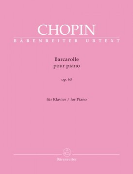 Chopin, Frédéric : Barcarolle op. 60, per Pianoforte. Urtext