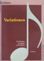 Brahms, Johannes : Variationen, per Pianoforte. Urtext