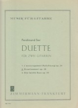 Sor, Fernando : Divertissement op. 38, per 2 Chitarre