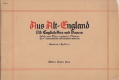 AA.VV. : From old England. Old English Airs and Dances, per Flauto dolce contralto e Clavicembalo