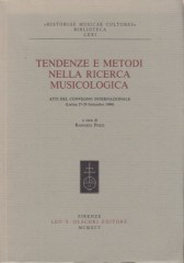 AA.VV. : Tendenze e metodi nella ricerca musicologica