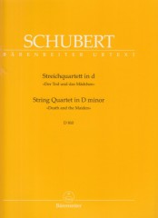 Schubert, Franz : Quartetto d’Archi in re minore La morte e la fanciulla D 810. Set parti. Urtext