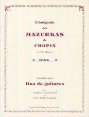 Chopin, Frédéric : L’integrale delle Mazurche, arrangiamento per 2 Chitarre, vol. 4: op. 24