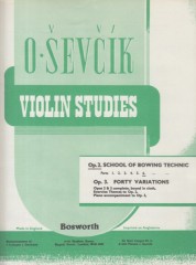 Sevcik, Otakar : Op. 2 parte 6. Scuola di tecnica dell'arco, per Violino