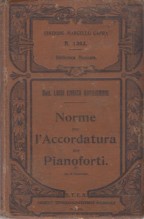 Bongioanni, Luigi Enrico : Norme per l’accordatura dei Pianoforti