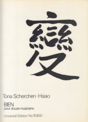 Scherchen-Hsiao, Tona : Bien (Mutations), pour douze musiciens. Partitura