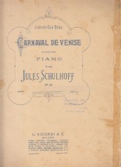Schuloff, Jules : Carnaval de Venise op. 22, per Pianoforte