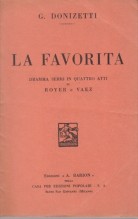 Donizetti, Gaetano : La favorita. Libretto