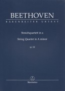 Beethoven, Ludwig van : Quartetto d’Archi op. 132, partitura tascabile. Urtext