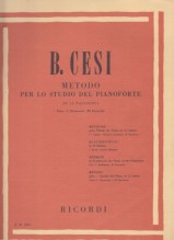 Cesi, Beniamino : Metodo per lo studio del Pianoforte in 12 fascicoli. Vol. I: elementi. 20 esercizi