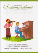 Sassmannshaus, Kurt : Early Start on the Violin, Volume 1: Piano Accompaniment