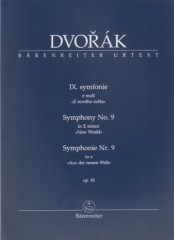 Dvorák, Antonín : Sinfonia n. 8 New World. Partitura tascabile. Urtext