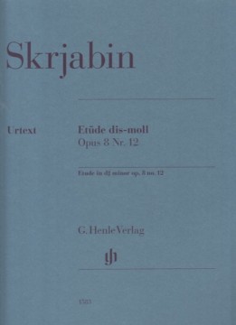 Scriabin, Alexander : Studio op. 8 n. 12, per Pianoforte. Urtext