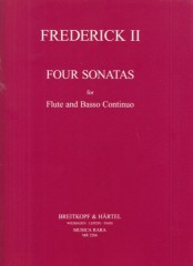 Federico il Grande : 4 Sonate per Flauto e Basso continuo