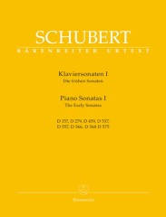 Schubert, Franz : Sonate per Pianoforte, vol. I. The Early Sonatas. Urtext
