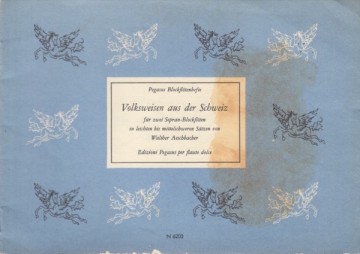 AA.VV. : Melodie popolari dalla Svizzera, per 2 Flauti dolci