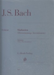Bach, Johann Sebastian : Invenzioni a tre voci, per Clavicembalo. Urtext