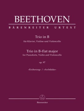 Beethoven, Ludwig van : Klaviertrio op. 97, set parti. Urtext