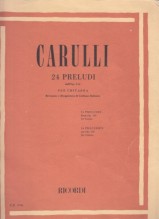 Carulli, Ferdinando : 24 preludi dall’op. 114, per Chitarra