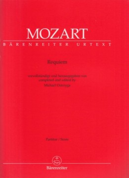 Mozart, Wolfgang Amadeus : Requiem KV 626. Partitura