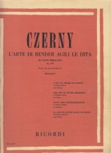 Czerny, Carl : L’arte di render agili le dita; 50 studi brillanti op. 740, per Pianoforte